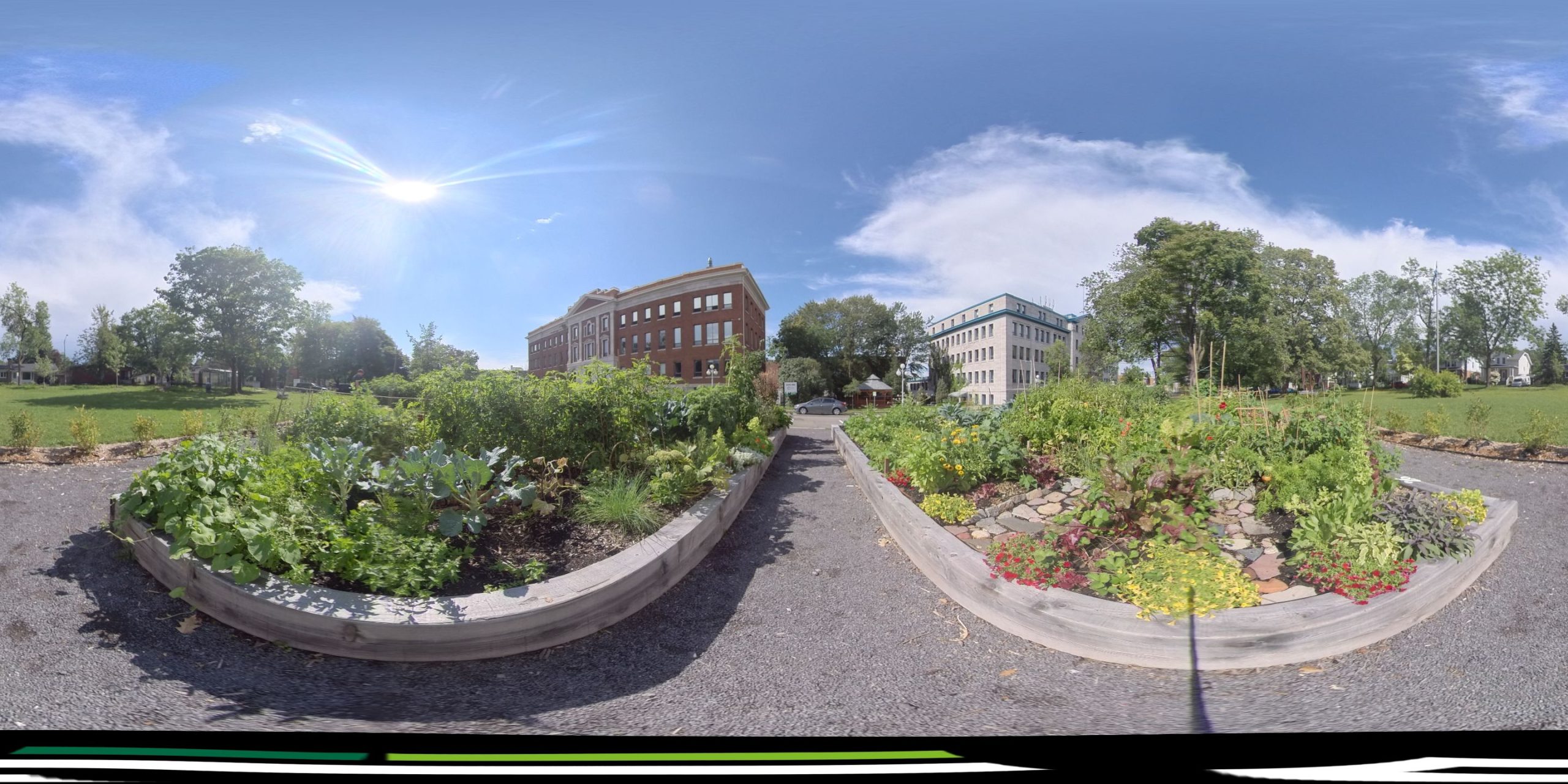 Vue 360 du Jardin de l'Entente